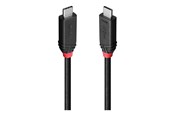 USB-kabel - Lindy Black Line - USB-C cable - 24 pin USB-C to 24 pin USB-C - 1 m - 37001