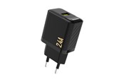 Mobiel - Adapters & Opladers - Dudao  A23 2.4A USB-A Charger - Black - 6976625333998