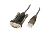 Netwerk-adapter (netwerkkaart, printserver, enz.) - Lindy USB to Serial Converter Lite - serial adapter - USB - RS-232 - 42855