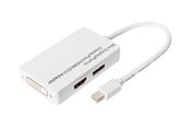 Beelscherm- en tv-kabel - DIGITUS video / audio adaptor - 20 cm - DB-340509-002-W