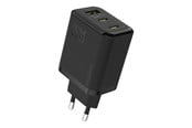 Mobiel - Adapters & Opladers - Dudao  A29 65W GaN Wall Charger 2 x USB-C + 1 x USB-A - Black - 6976625334339