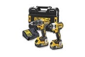 Elektrische schroevendraaier & boor - Dewalt DCK268P2T-QW Power Screwdriver/Impact Driver - DCK268P2T-QW