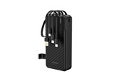 Powerbank - Dudao K11 Pro Powerbank with Built-in Cables Powerbank - Zwart - 20000 mAh - 6977196681877