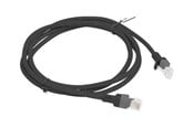 Netwerk - kabel - Lanberg patch cable - 1.5 m - black RAL 9004 - Zwart - 1m - PCU5-10CC-0150-BK
