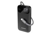 Powerbank - Dudao K31 10000 mAh 22.5W PD Powerbank with Built-in Cable - Black Powerbank - Zwart - 10000 mAh - 6977196682362