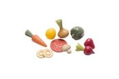 Speelkeuken en apparatuur - Dantoy Green Gadren Fruit and vegetables 10 pcs - 4742