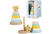 Speelgoed voor baby's - Rubo Toys - Woezel en Pip Pip Baby Stacking Tower 7-piece. - 2008738
