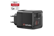 Mobiel - Adapters & Opladers - Verbatim - 65W 2 Port with Retractable Cable - 32217