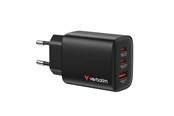 Mobiel - Adapters & Opladers - Verbatim Essentials GaN Charger 65W EU plug Black - 32352