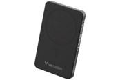 Powerbank - Verbatim Charge 'n' Go Essentials wireless power bank - magnetic - 24 pin USB-C - 20 Watt Powerbank - Zwart - 5000 mAh - 32225