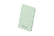 Powerbank - Verbatim Charge 'n' Go Essentials wireless power bank - magnetic - 24 pin USB-C - 20 Watt Powerbank - Groen - 5000 mAh - 32226
