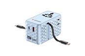 Mobiel - Adapters & Opladers - Verbatim 70W 2C Retractable Universal Travel Adapt - 30187