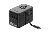 Mobiel - Adapters & Opladers - Verbatim Charge ’n’ Travel 100W Travel Adapter w/ Cable Bla - 30191