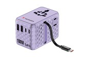 Mobiel - Adapters & Opladers - Verbatim Charge ’n’ Travel 100W Travel Adapter w/ Cable Pur - 30193