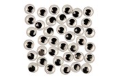 Schrijf- en tekenartikelen - Creativ Company - Wiggle Eyes Non-Adhesive 12mm 1000pcs. - 501121