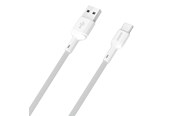 USB-kabel - Dudao  L9T 5A USB-A - USB-C Cable 1m - White - 6976625335534