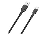 USB-kabel - Dudao  L9T 5A USB-A - USB-C Cable 1m - Black - 6976625335541