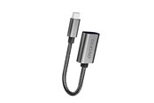 USB-kabel - Dudao  L15T OTG Adapter USB-C - USB-A - Gray - 6976625335619