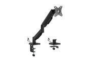 Monitorbevestiging - Gembird Adjustable desk display mounting arm with USB ports 1-display 17"-32" - MA-DA1U-01
