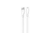 USB-kabel - Dudao L2L USB-A / Lightning 3A Cable 2m - White - 6976625333479