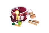 Doen-alsof spelen - Small Foot - Horse Grooming Kit with Bag Red - 12705