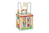 Speelgoed voor baby's - Small Foot - Wooden Motor Skills Cube - Jungle Friends - 12765
