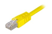 Netwerk - kabel - Deltaco patch cable - 30 cm - yellow - Geel - 0.3m - STP-603GL
