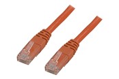 Netwerk - kabel - Deltaco TP-607-OR - patch cable - 75 cm - orange - Oranje - 0.7 meter - TP-607-OR