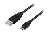 USB-kabel - Deltaco USB-299S - USB cable - USB to Micro-USB Type B - 25 cm - USB-299S