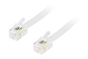 Netwerk - kabel - Deltaco DEL-154D - network cable - 1.5 m - white - Wit - 1meter - DEL-154D