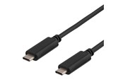 USB-kabel - Deltaco USBC-1054 - USB-C cable - 24 pin USB-C to 24 pin USB-C - 1 m - USBC-1054