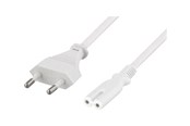Voedingskabel (intern) - Deltaco DEL-109J-50 - power cable - Europlug to power IEC 60320 C7 - 50 cm - DEL-109J-50