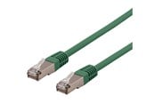 Netwerk - kabel - Deltaco STP-611GAU - patch cable - 1.5 m - green - Groen - 1m - STP-611GAU