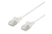 Netwerk - kabel - Deltaco patch cable - 50 cm - white - Wit - 0.5m - UFTP-1018