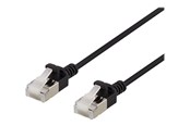 Netwerk - kabel - Deltaco patch cable - 1 m - black - Zwart - 1meter - UFTP-1027