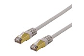 Netwerk - kabel - Deltaco SFTP-611AH - patch cable - 1.5 m - grey - Grijs - 1m - SFTP-611AH