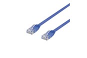 Netwerk - kabel - Deltaco patch cable - 50 cm - blue - Blauw - 0.5m - TP-60B-FL