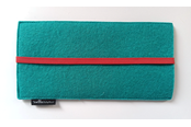 Mobiel - Covers & Cases - Volla Q - textiele tas - Petrol - 4260738460668