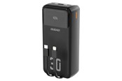 Powerbank - Dudao K15MAX PD 22.5 W Powerbank with Built-in Cables - Black Powerbank - Zwart - 30000 mAh - 6977196682478