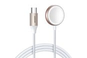 Smartwatch - Accessoires - Joyroom Magnetic Charger Cable S‑IW011 - USB‑C 5V 1.2m - White - S-IW011
