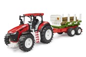 Speelgoedauto - Bruder ROADMAX Tractor with Forestry trailer and 3 trunks - BR3453