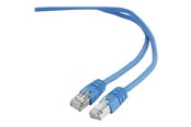 Netwerk - kabel - Gembird patch cable - 1 m - blue - Blauw - 1m - PP6-1M/B