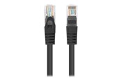 Netwerk - kabel - Lanberg patch cable - 7.5 m - black RAL9004 - Zwart - 7.5m - PCU6-10CC-0750-BK