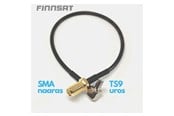 Antennekabel / connector - Finnsat adapter cable SMA female - TS9 - STK-01