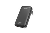 Mobiel - Adapters & Opladers - Dudao A65Q 65W GaN Travel Wall Charger USB-A / USB-C PD Ultra-Thin EU / US - Black - 6976625333868
