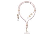 USB-kabel - Dudao L20MAX 4in1 Cable / Lanyard USB-A / USB-C / Lightning PD QC 65W 1.5m - Pink - 6976625334421