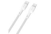 USB-kabel - Dudao  L9C Max 240W PD USB-C - USB-C 2m Cable - White - 6976625335015
