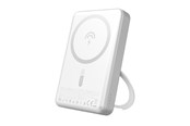 Powerbank - Dudao K28 10000mAh PD 22.5W MagSafe Powerbank with Metal Case and Ring Stand - Silver Powerbank - Zilver - 10000 mAh - 6977196680139