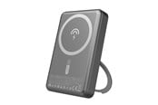 Powerbank - Dudao K28 10000mAh PD 22.5W MagSafe Powerbank with Metal Case and Ring Stand - Gray Powerbank - Grijs - 10000 mAh - 6977196680146