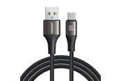 USB-kabel - Joyroom Light-Speed ​​Series S-A25 USB-A / USB-C cable 100W 1.2m - black - 6941237109989